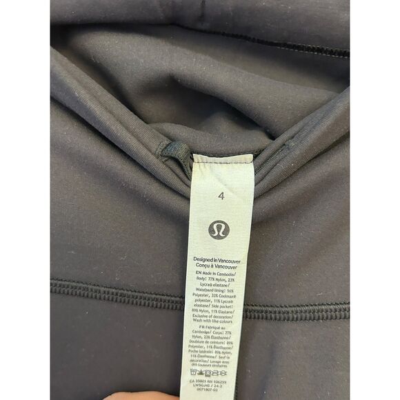 Lululemon Wunder Train High-Rise Tight with Pockets 25" Black size 4 NWT - Picture 9 of 10